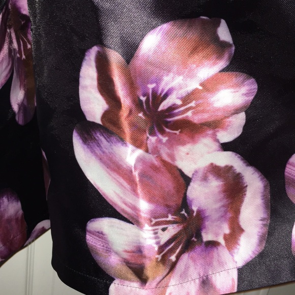 Babydoll Floral Print Party Dress - Picture 5 of 5